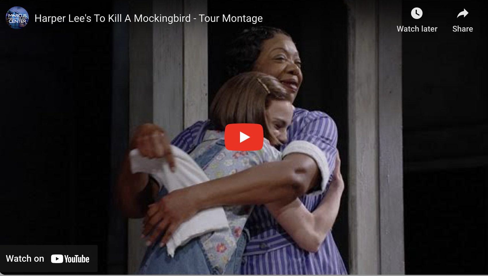 Harper Lee's To Kill A Mockingbird - Marcus Performing Arts Center